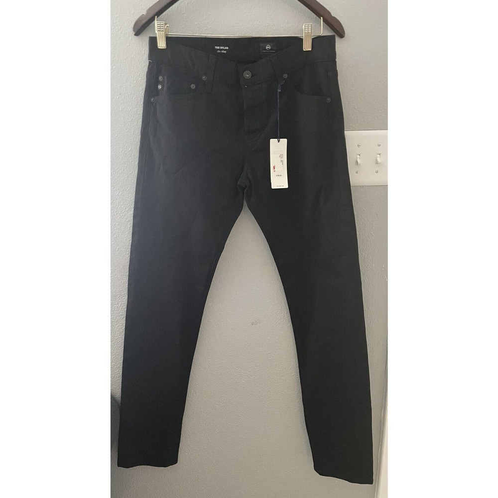 AG ADRIANO GOLDSCHMIED THE DYLAN slim skinny Black Jeans size 30R mens